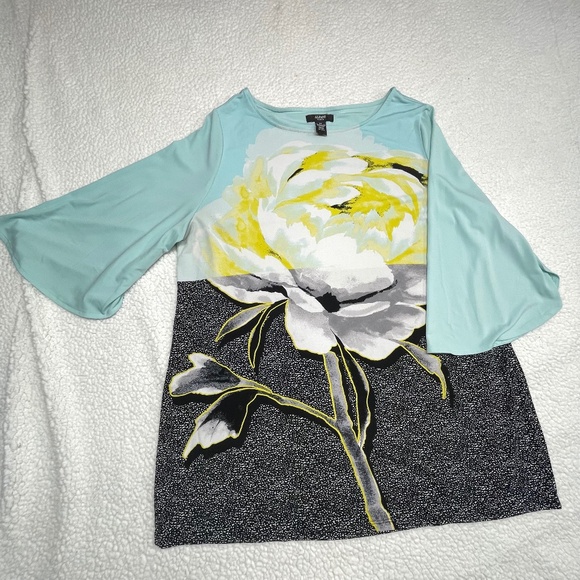 Pre-Owned,1X,Alfani, Multi color Tunic Top - Picture 1 of 12